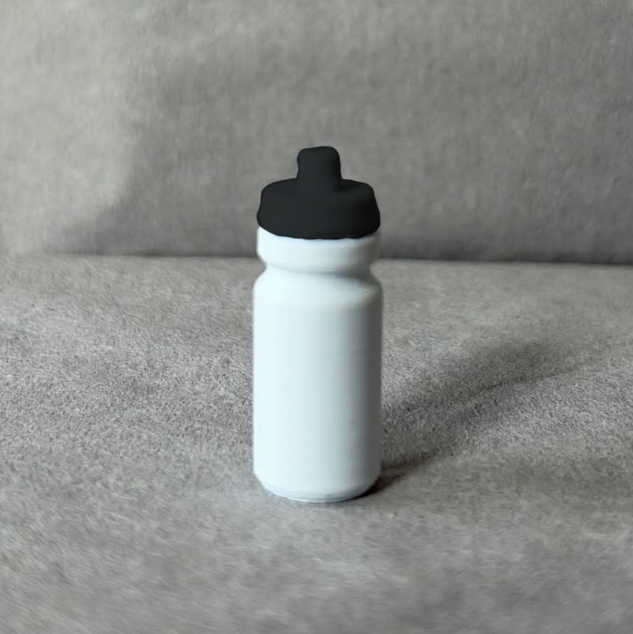 Ventilkappe in Form einer Trinkflasche